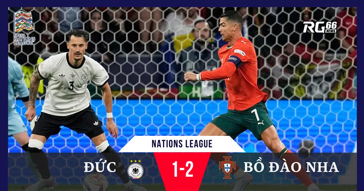 Ronaldo lập công, Bồ Đào Nha lội ngược dòng đánh bại Đức