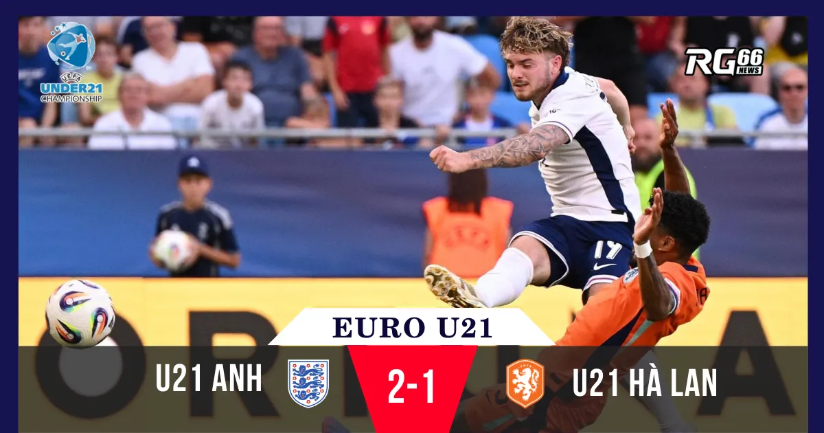 Harvey Elliott lập cú đúp, đưa U21 Anh vào chung kết Euro 2025