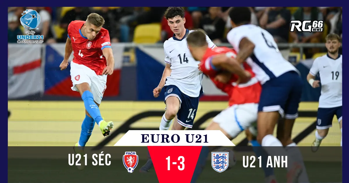 Harvey Elliott tỏa sáng, U21 Anh khởi đầu hoàn hảo tại Euro U21