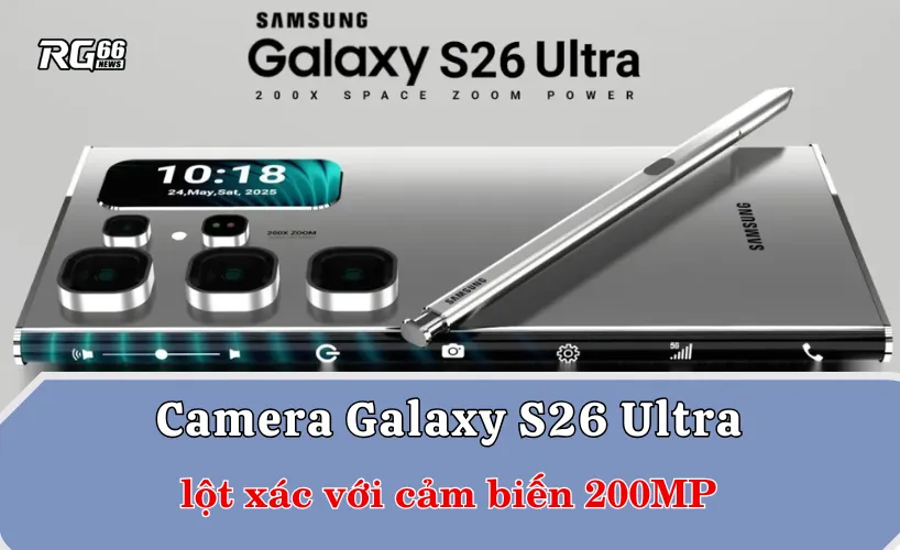 Camera Galaxy S26 Ultra lột xác với cảm biến 200MP