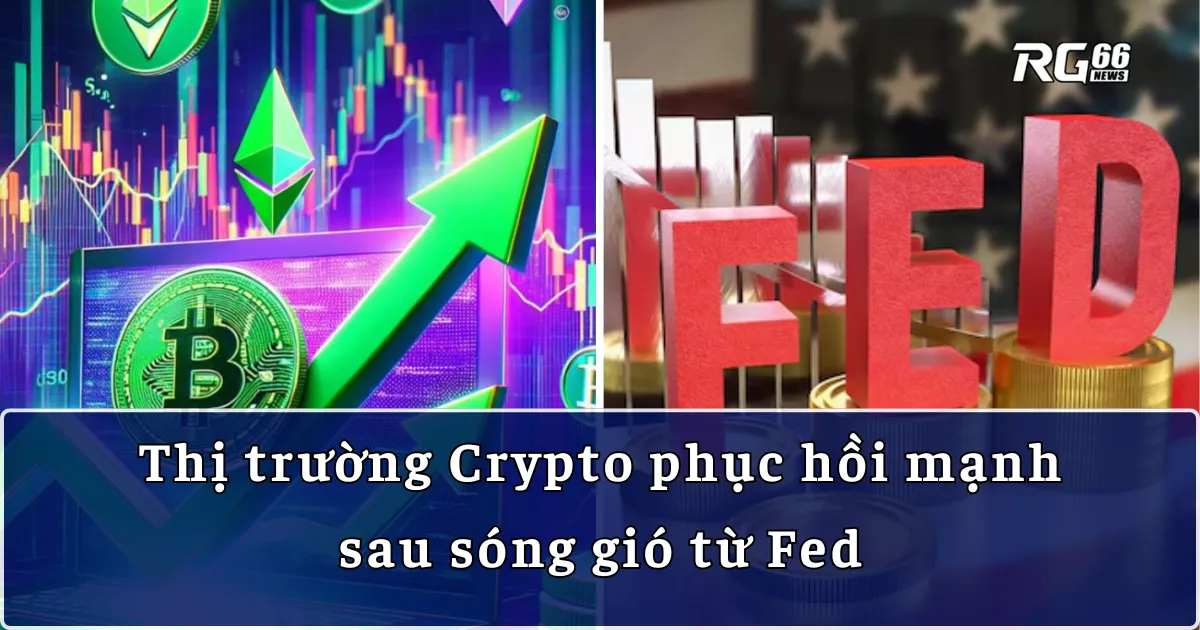 Thị trường crypto phục hồi mạnh sau sóng gió từ Fed