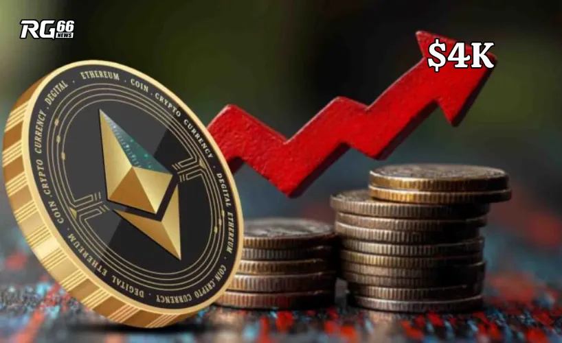 ETH tăng 3,7%, chuẩn bị vượt $4K