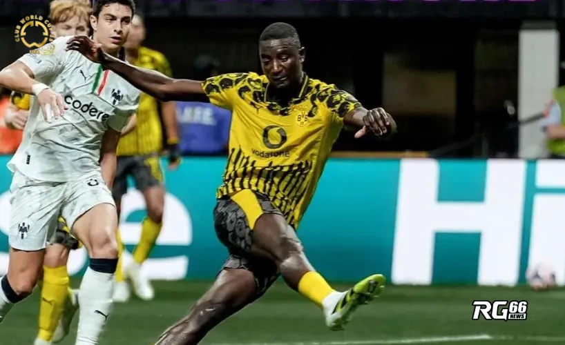 Guirassy thể hiện bản năng sát thủ khi ghi 2 bàn thắng cho Dortmund