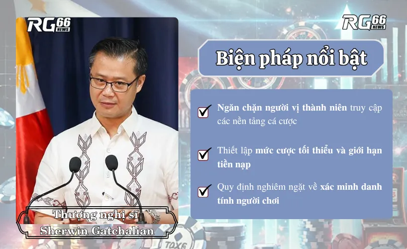 Các biện pháp nổi bật trong dự luật do Thượng viện sĩ Sherwin Gatchalian đề xuất