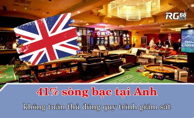 41% sòng bạc không tuân thủ đúng quy trình giám sát