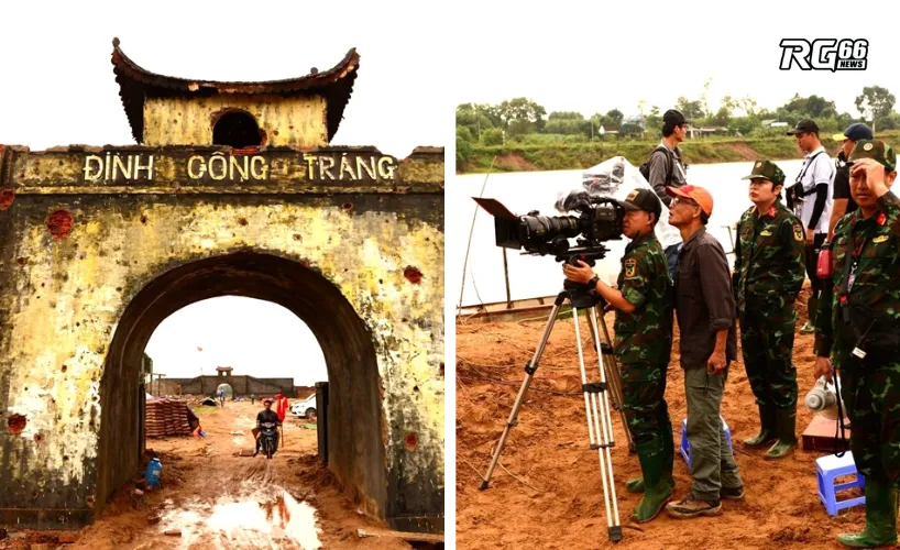 Nhiều cảnh quay được thực hiện tại thành cổ Quảng Trị
