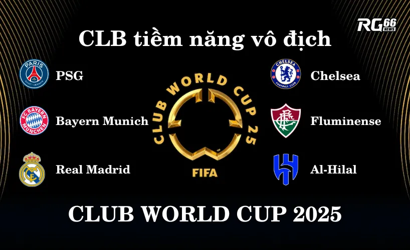 Các đội bóng tiềm năng cho ngôi vô địch Club World Cup 2025