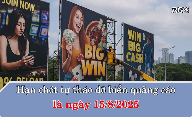 PAGCOR yêu cầu các bên liên quan cần tự dỡ biển quảng cáo trước 15/8