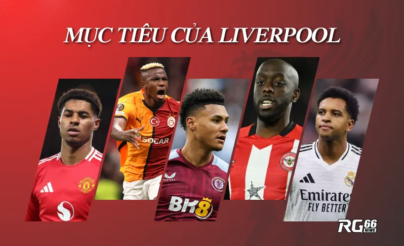 Những mục tiêu khác mà Liverpool đang nhắm tới