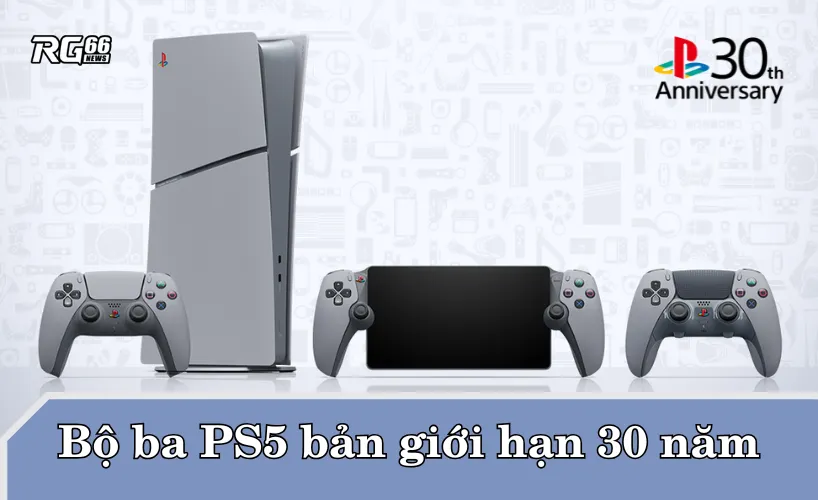 Bộ ba huyền thoại - Phụ kiện PS5 bản giới hạn 30 năm có gì đặc biệt?