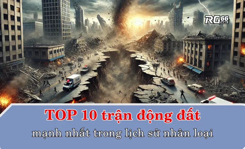 Top 10 trận động đất mạnh nhất trong lịch sử nhân loại
