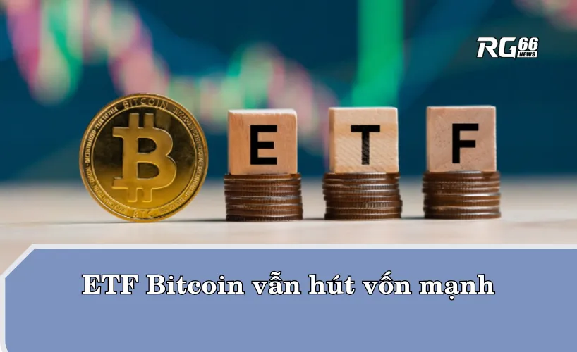 ETF Bitcoin vẫn hút vốn mạnh dù chịu tác động của thị trường crypto
