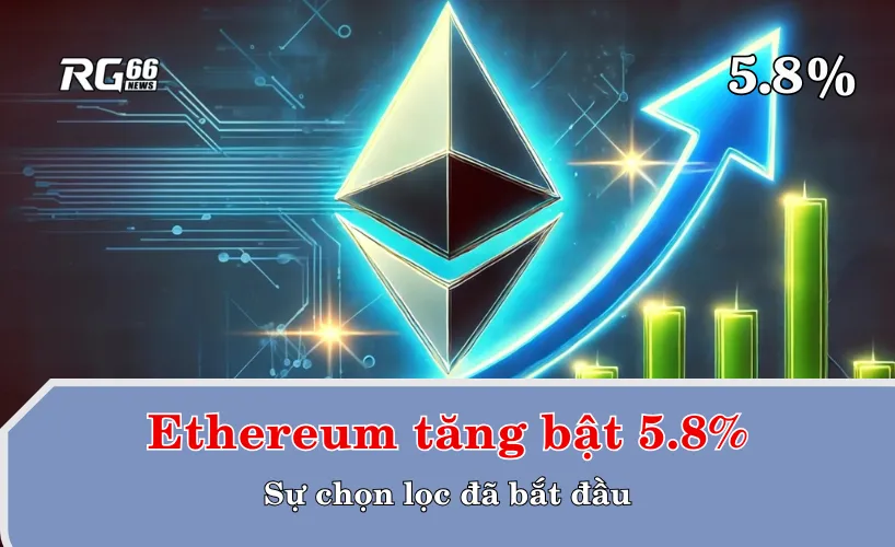 Ethereum tăng bật 5.8%: Sự chọn lọc đã bắt đầu