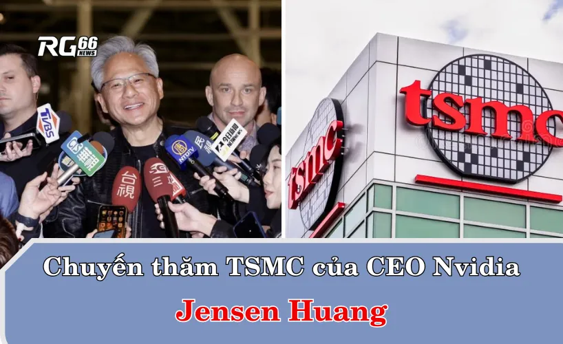 Jensen Huang đã đến Đài Bắc vào thứ Sáu để gặp lãnh đạo TSMC