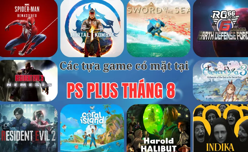 Các tựa game sẽ có mặt trong PS Plus tháng 8 này