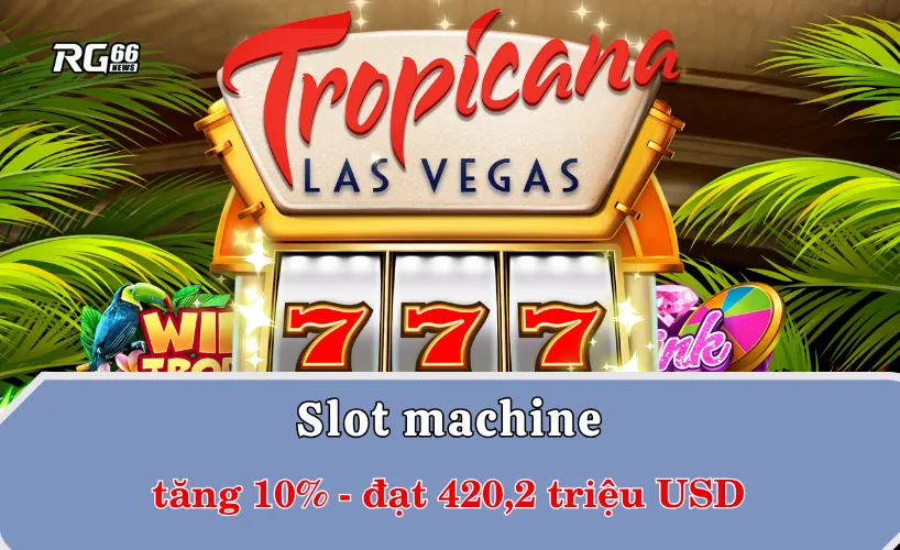 Slot machine tăng trưởng mạnh 10%