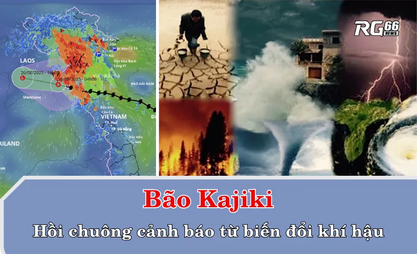 Bão Kajiki – Hồi chuông cảnh báo từ biến đổi khí hậu