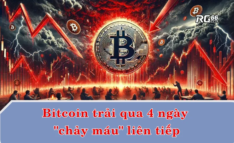Bitcoin trải qua 4 ngày "chảy máu" liên tiếp