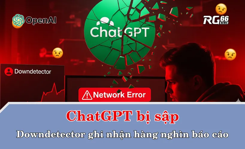 ChatGPT bị sập – Downdetector ghi nhận hàng nghìn báo cáo