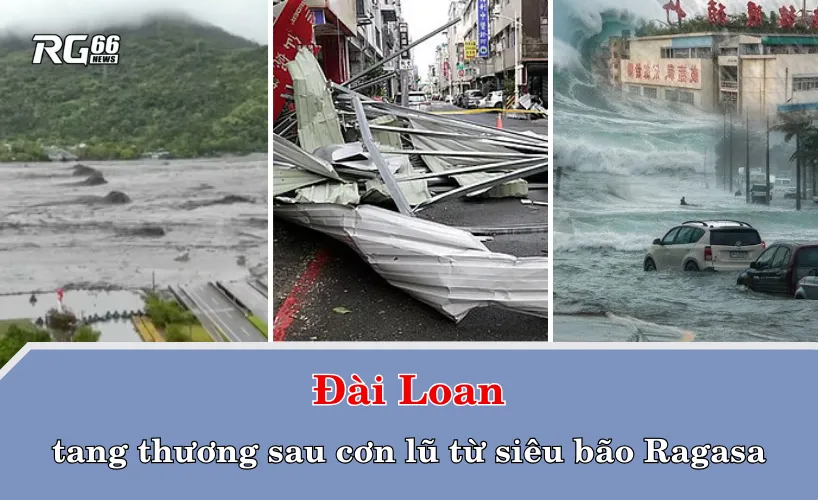 Đài Loan tang thương sau cơn lũ từ siêu bão Ragasa