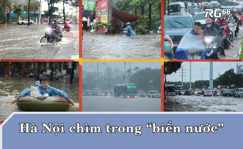 Hà Nội chìm trong nước: Ngập lụt và ảnh hưởng