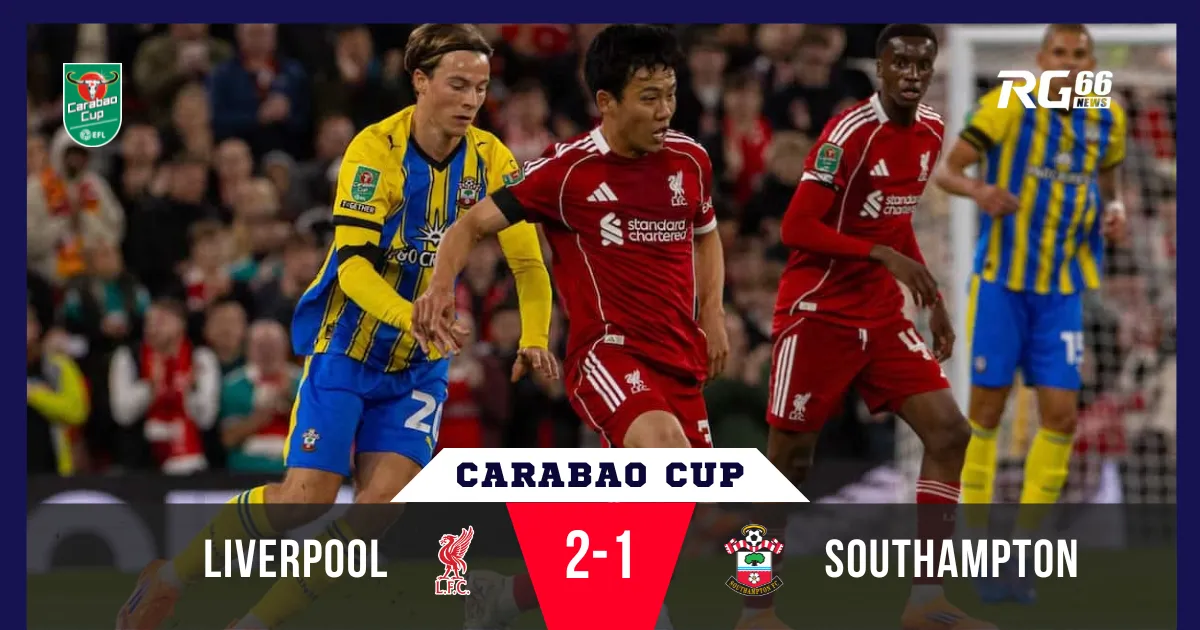 Liverpool kịch tính vượt Southampton – Isak tỏa sáng, Ekitiké nhận thẻ đỏ ngớ ngẩn