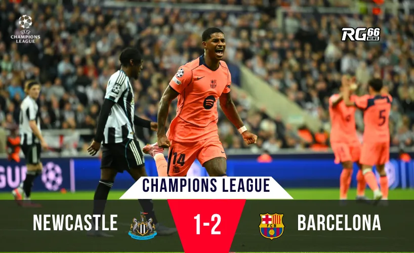 Rashford rực sáng giúp Barcelona hạ gục Newcastle