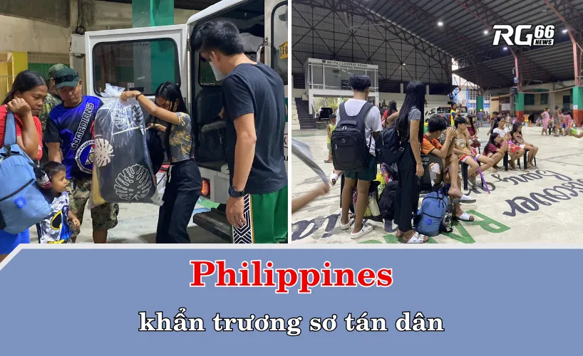 Philippines khẩn trương sơ tán dân