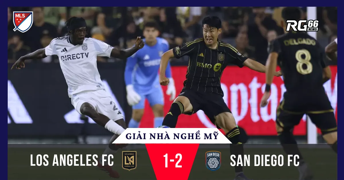 San Diego FC tiếp tục chuỗi bất bại, phá hỏng màn ra mắt Son Heung-min