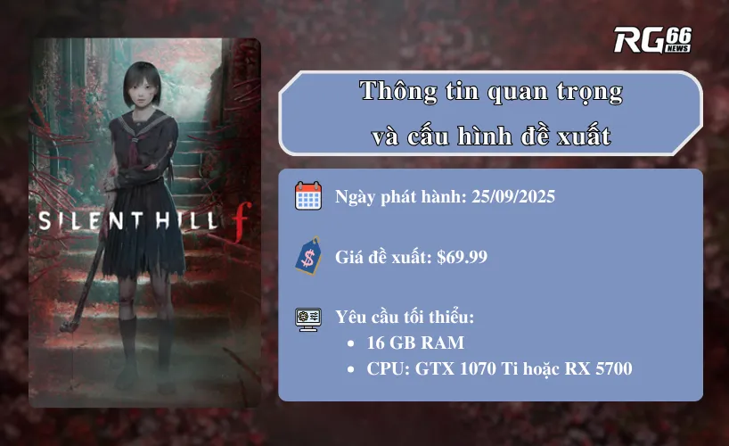 Silent Hill f ra mắt – Thông tin quan trọng và cấu hình đề xuất