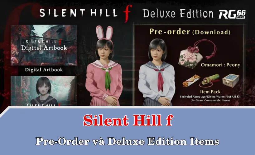 Silent Hill f Pre-Order và Deluxe Edition Items