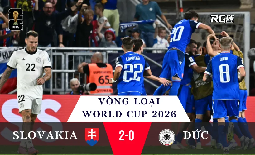 Đức thua sốc Slovakia – Vết nứt lớn trong giấc mơ World Cup 2026