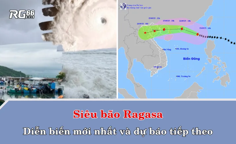 Siêu bão Ragasa – Diễn biến mới nhất và dự báo tiếp theo