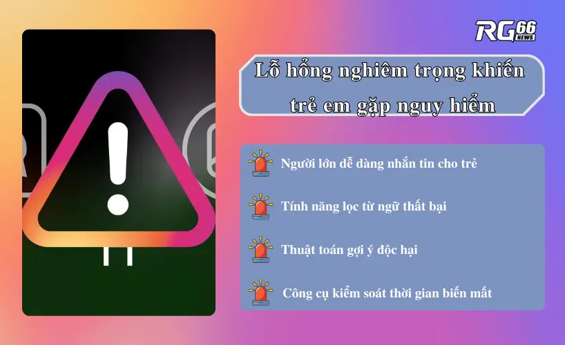 Những lỗ hổng nghiêm trọng khiến trẻ em vẫn gặp nguy hiểm