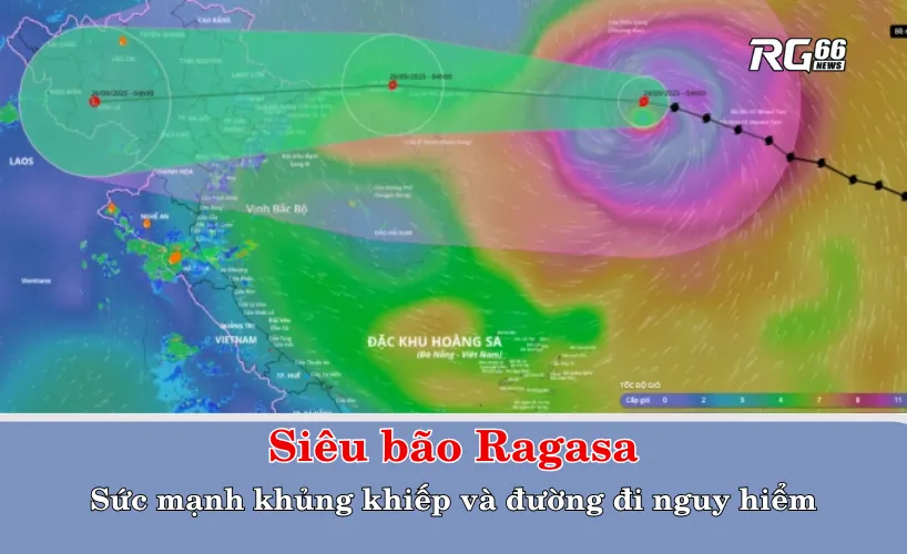 Siêu bão Ragasa - Sức mạnh khủng khiếp và đường đi nguy hiểm
