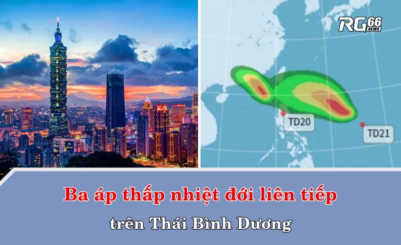 Đài Loan đối diện cảnh báo bão kép