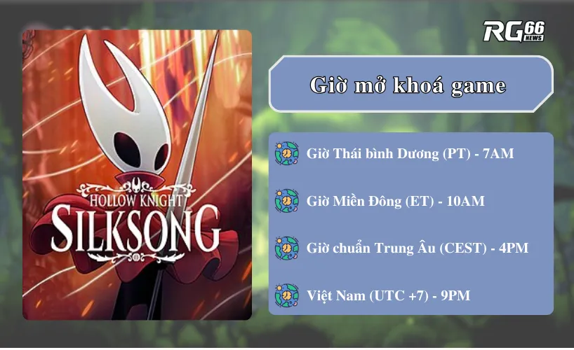 Thời gian phát hành Silksong – Đếm ngược từng giờ