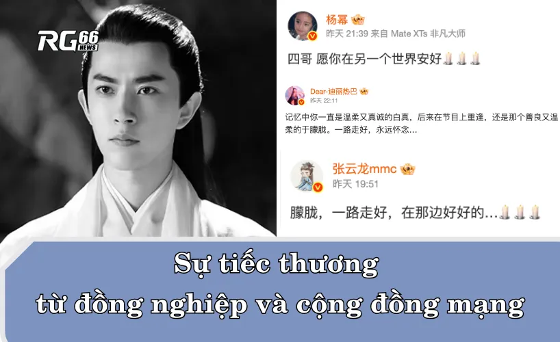 Sự tiếc thương từ đồng nghiệp và cộng đồng mạng