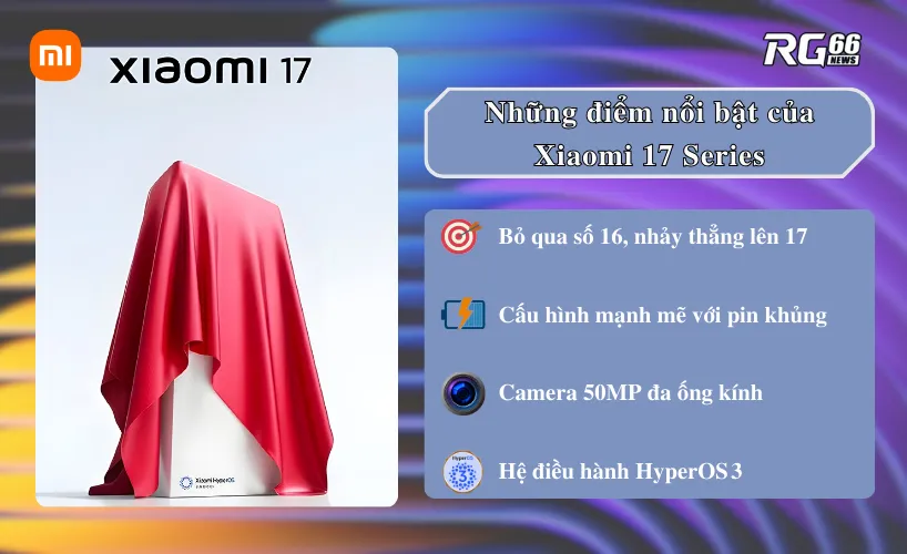 Những điểm nổi bật của Xiaomi 17 series