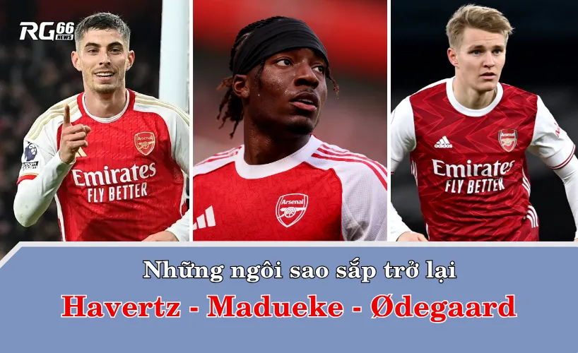 Những ngôi sao Arsenal sắp trở lại