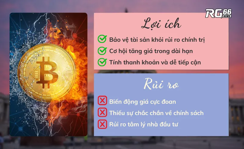 Lợi ích và rủi ro khi đầu tư Bitcoin trong thời kỳ đóng cửa