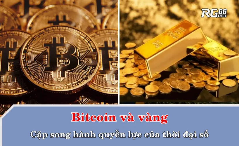 Bitcoin và vàng – cặp song hành quyền lực của thời đại số