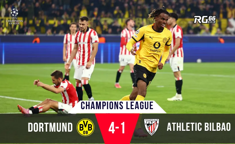 Dortmund vùi dập Bilbao 4-1, nối dài mạch bất bại