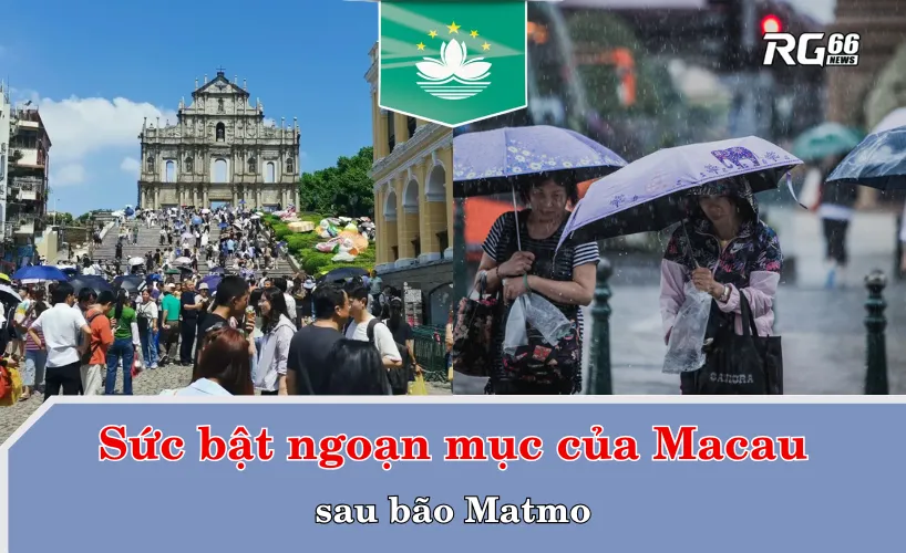 Sức bật ngoạn mục của Macau sau bão Matmo