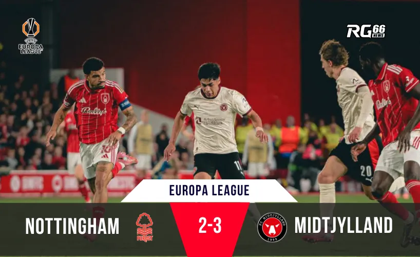 Trận thua đáng tiếc trước Midtjylland tại Europa League