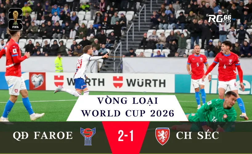 Quần đảo Faroe – Vé play-off cám dỗ từ cú sốc CH Séc