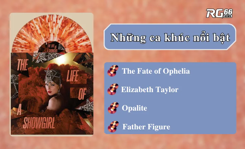 Những bài hát nổi bật trong The Life of a Showgirl