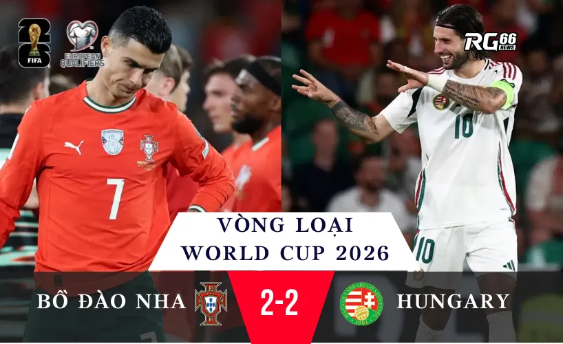 Ronaldo lập kỷ lục, Bồ Đào Nha hụt thắng nghẹt thở trước Hungary