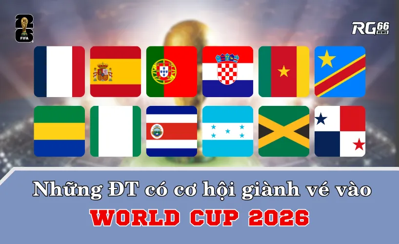 Những đội tuyển có cơ hội giành vé vào World Cup 2026