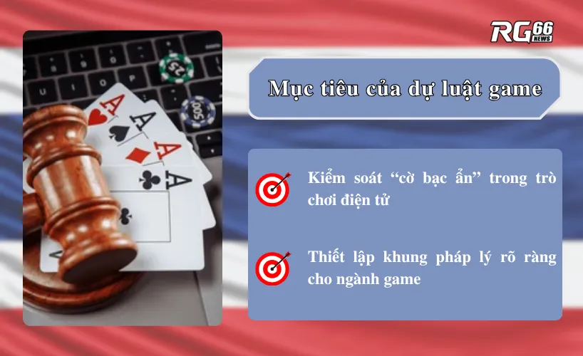 Mục tiêu của dự luật game Thái Lan
